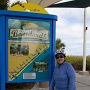 Le début du  "boardwalk". En quelque cinq ou six séjours à Myrtle Beach, c'est la première fois que nous y allions. En vélo: à 5 milles du Pirateland, et pas de réelle piste cyclable pour les premiers milles.